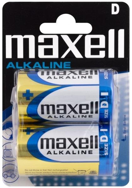 Blister 2x Pilhas Alcalinas 1,5V D / LR20 - MAXELL