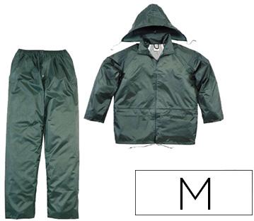 Conjunto De Chuva 400 Poliester/Pvc Verde Formato M - DELTAPLUS