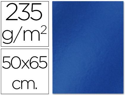 Cartolina Metalizada 50X65 cm, 235 Gr Azul