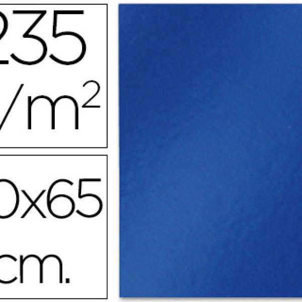 Cartolina Metalizada 50X65 cm, 235 Gr Azul