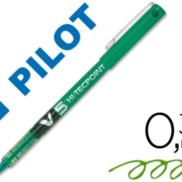 Marcador Pilot Ponta Fina V - 5 Verde 0.5 mm