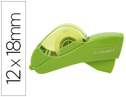 Desenrolador Automatico Em Plastico Verde Para Fitas De 12 E 19 Mm Inclui 2 Fitas - Q - CONNECT