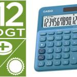Calculadora Casio Ms - 20Uc - Bu Secretaria 12 Digitos Tax +/ - Cor Azul
