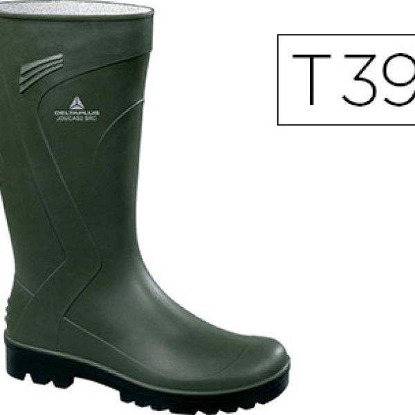 Bota Deltaplus de Seguranca Jouca Pvc Verde Formato 39 - DELTAPLUS