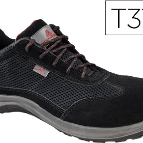 Sapatos De Seguranca Deltaplus De Pele Preto Formato 37 - DELTAPLUS