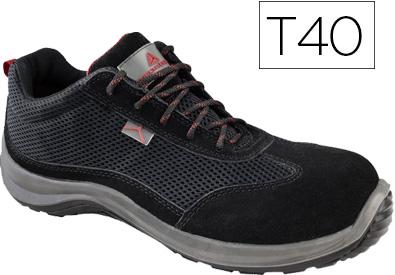 Sapatos De Seguranca Deltaplus De Pele Preto Formato 40 - DELTAPLUS