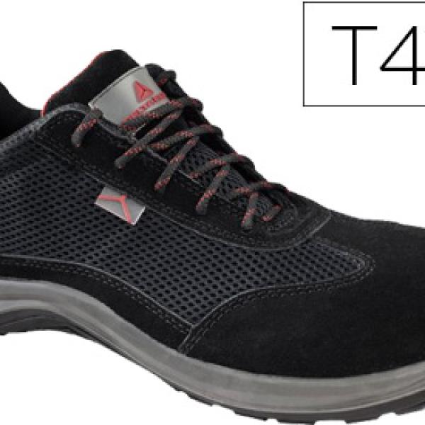 Sapatos De Seguranca Deltaplus De Pele Preto Formato 41 - DELTAPLUS