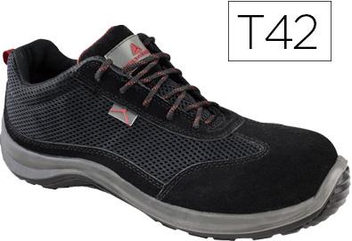 Sapatos De Seguranca Deltaplus De Pele Preto Formato 42 - DELTAPLUS