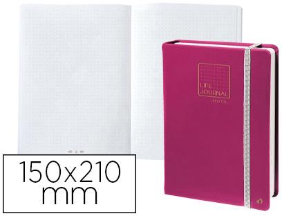 Caderno Life Journal Infinite Dots Pontos 15X21 Cm 224 Folhas Capa Ciruela - QUO VADIS