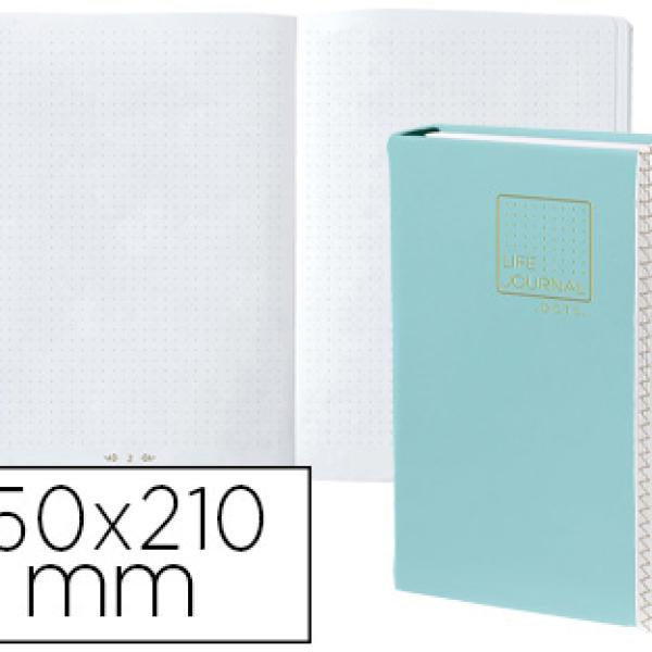 Caderno Life Journal Infinite Dots Pontos 15X21 Cm 224 Folhas Capa Verde - QUO VADIS