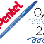 Marcador / Pincel Touch Para Caligrafia (Azul) - PENTEL