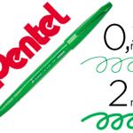 Marcador / Pincel Touch Para Caligrafia (Verde) - PENTEL