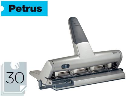 Furador Petrus 514 Metalico Cor Prata 4 Puncoes Capacidade 30 Folhas - RAPID