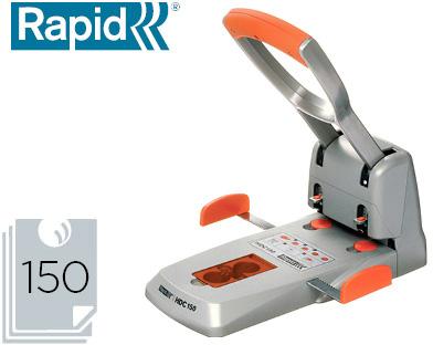 Furador Rapid Hdc150 Supreme Metalico/Abs Prata/Laranja Capacidade 150 Folhas - RAPID