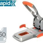Furador Rapid Hdc150 Supreme Metalico/Abs Prata/Laranja Capacidade 150 Folhas - RAPID