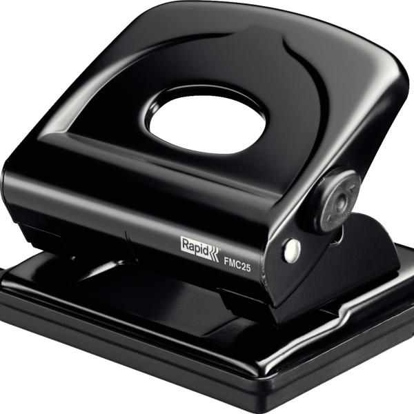 Furador Rapid Fmc25 Metalico Cor Preta Capacidade 25 Folhas - RAPID