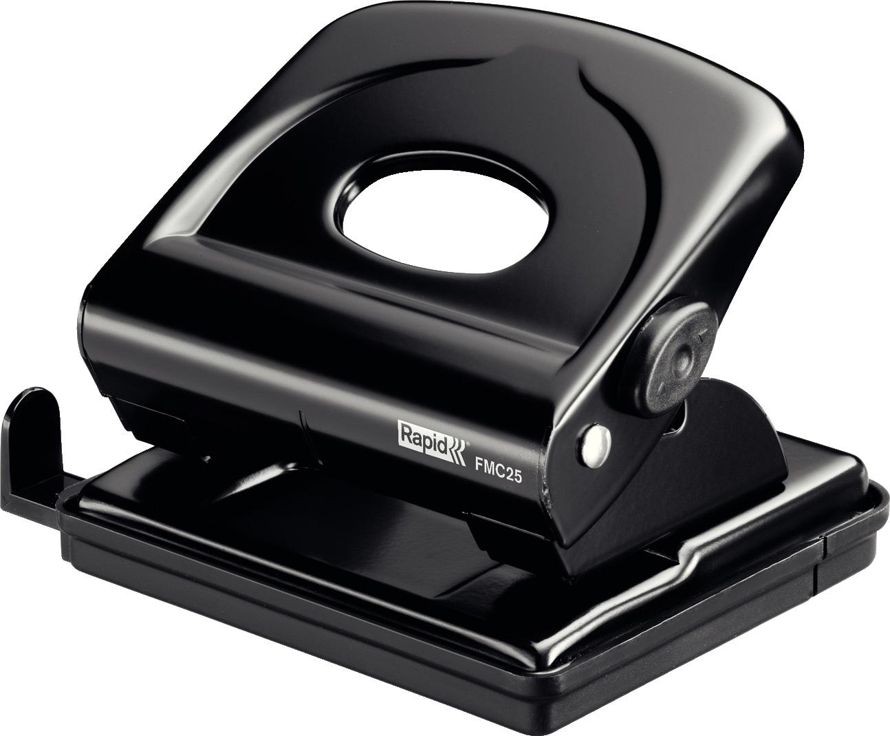 Furador Rapid Fmc25 Metalico Cor Preta Capacidade 25 Folhas - RAPID