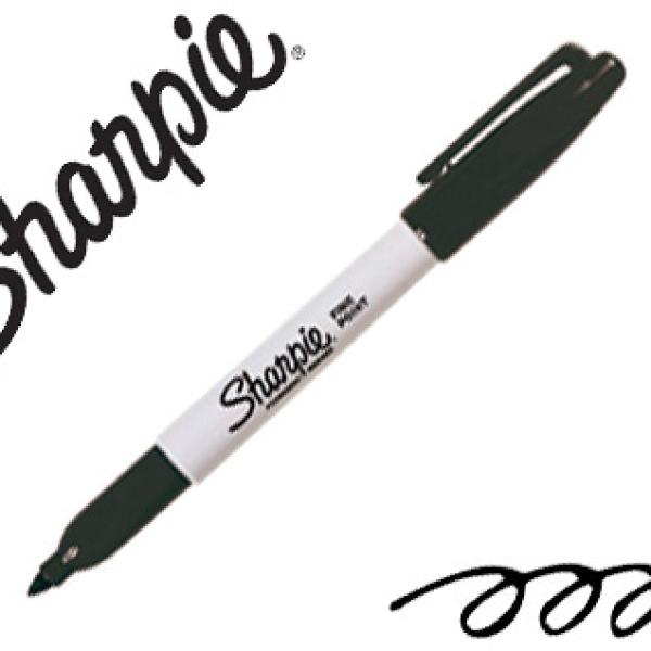 Marcador Sharpie Permanente Ponta Fina Preta - SHARPIE