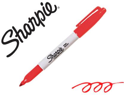 Marcador Sharpie Permanente Ponta Fina Vermelho - SHARPIE