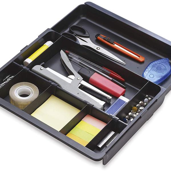 Tabuleiro De Secretaria Exacompta Drawinsert De Gavetas Cor Preta 298X246X36 Mm - EXACOMPTA