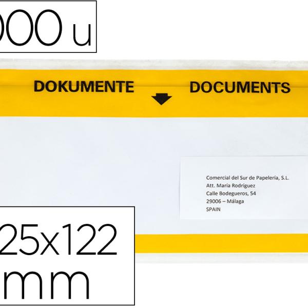 Envelope Autoadesivo Porta Documentos Pack De 1000 Unida - Q - CONNECT