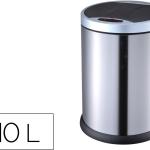 Cesto De Papeis Q - Connect Metalico Com Sensor Automatico Capacidade 10 Litros - Q - CONNECT