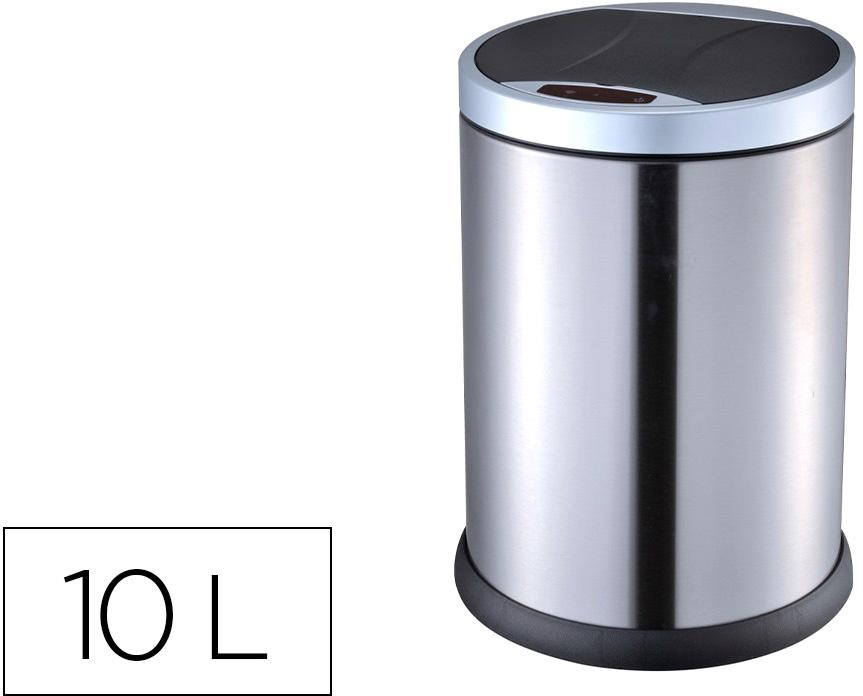 Cesto De Papeis Q - Connect Metalico Com Sensor Automatico Capacidade 10 Litros - Q - CONNECT
