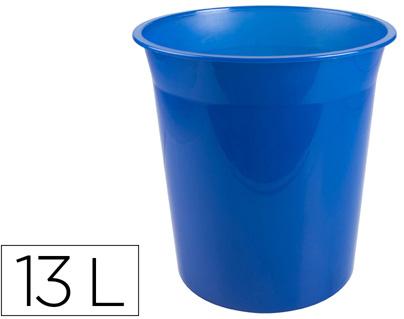 Cesto Plastico Q - Connect Azul Translucido 13 Litros - Q - CONNECT