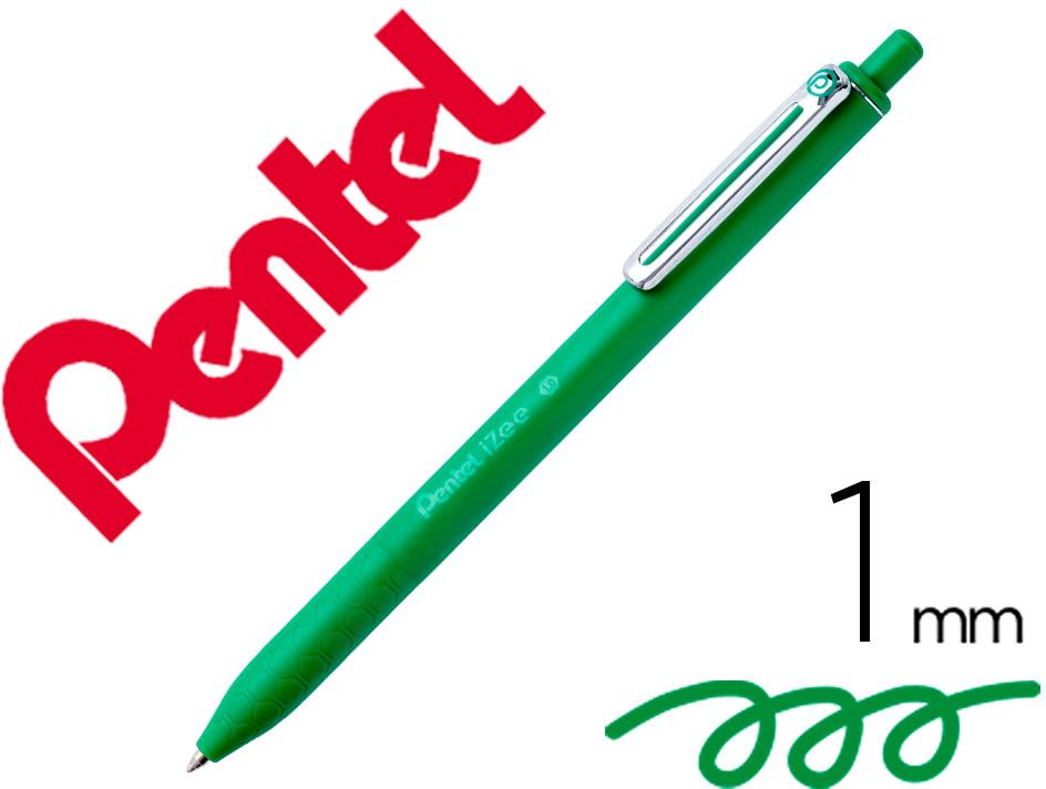 Esferografica Pentel Izee Ponta De 1,0Mm Retratil Cor Verde - PENTEL