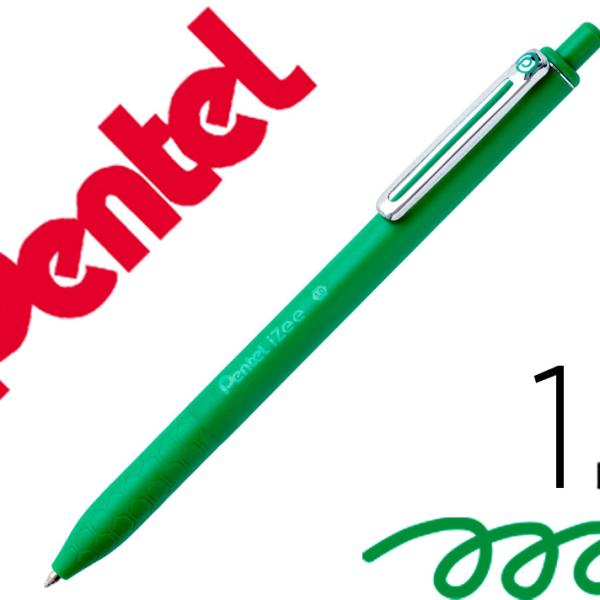 Esferografica Pentel Izee Ponta De 1,0Mm Retratil Cor Verde - PENTEL