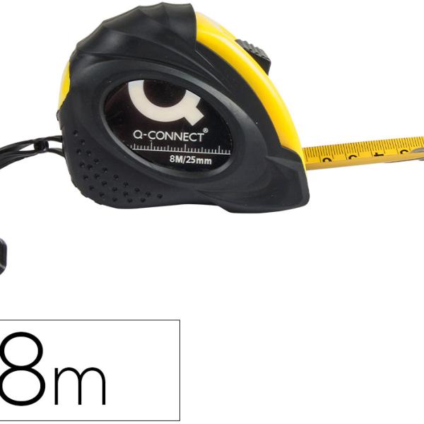 Fita Metrica Q - Connect De 8 Mt Material Antichoque 23 Mm De Comprimento - Q - CONNECT