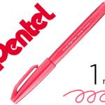 Marcador / Pincel Touch Para Caligrafia (Vermelho) - PENTEL