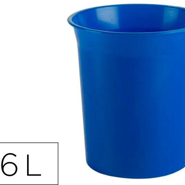 Cesto De Plastico Antimicrobiana Sanitized Plastico Azul 16 Litros 290X310 Mm - ARQUIVO 2000