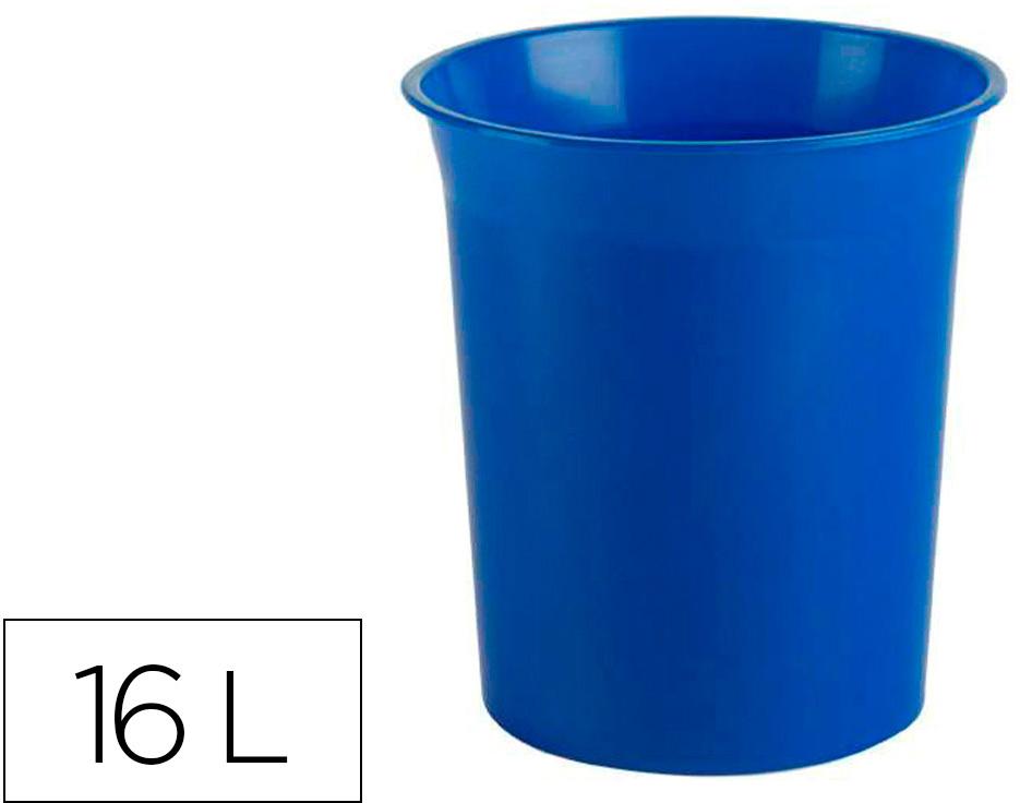 Cesto De Plastico Antimicrobiana Sanitized Plastico Azul 16 Litros 290X310 Mm - ARQUIVO 2000