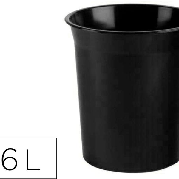Cesto De Plastico Antimicrobiana Sanitized Plastico Preto 16 Litros 290X310 Mm - ARQUIVO 2000
