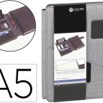 Porta Notas CArquivo Venture Din A5 Com Suporte Para Smartphone Caderno Cor Cinza - CArquivo