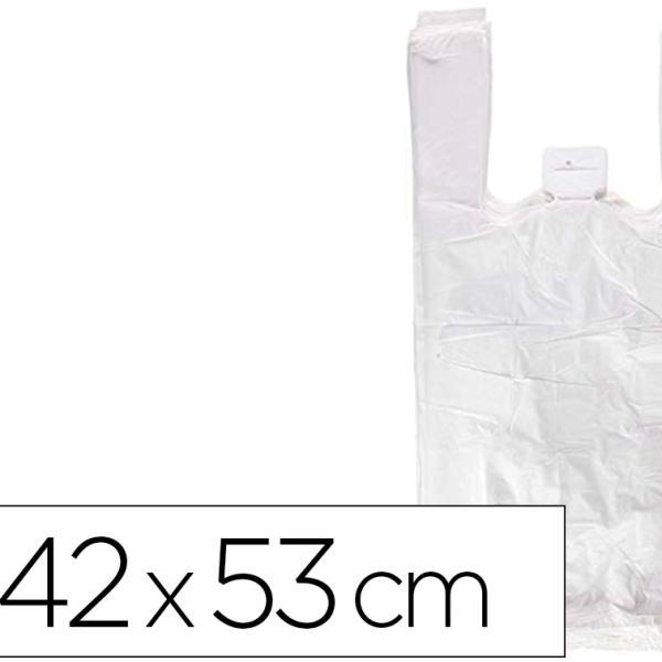 Bolsa Reciclada 70% Branca 50 Mc 42X53 Cm Apta Legislacao De Bolsas 2021