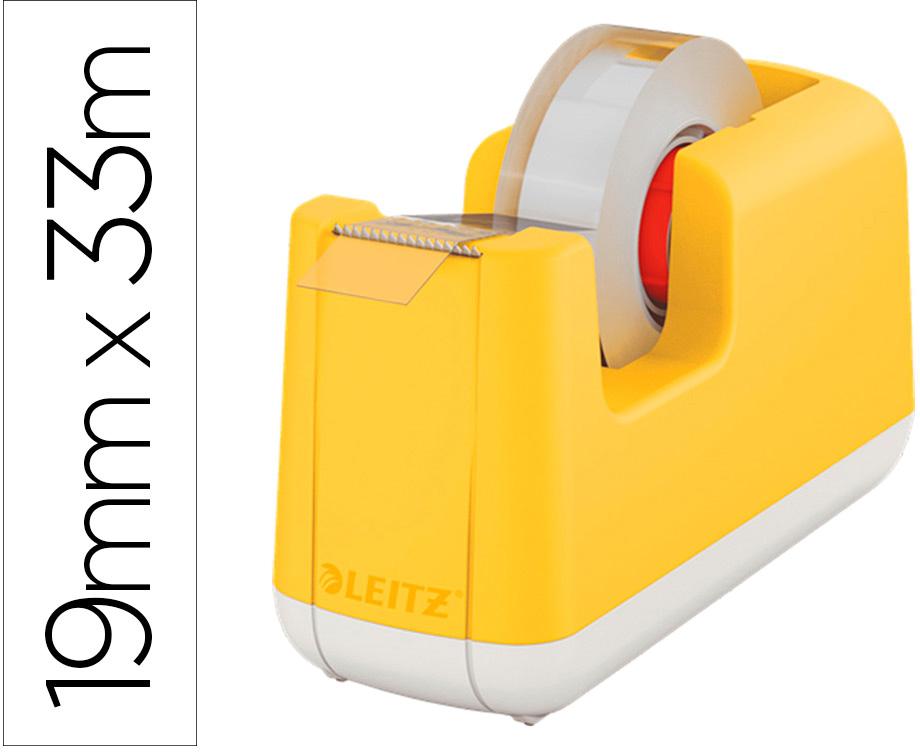 Desenrolador De Secretaria Leitz Cosy Em Plastico Para Fitas 33 Mt Amarelo - LEITZ