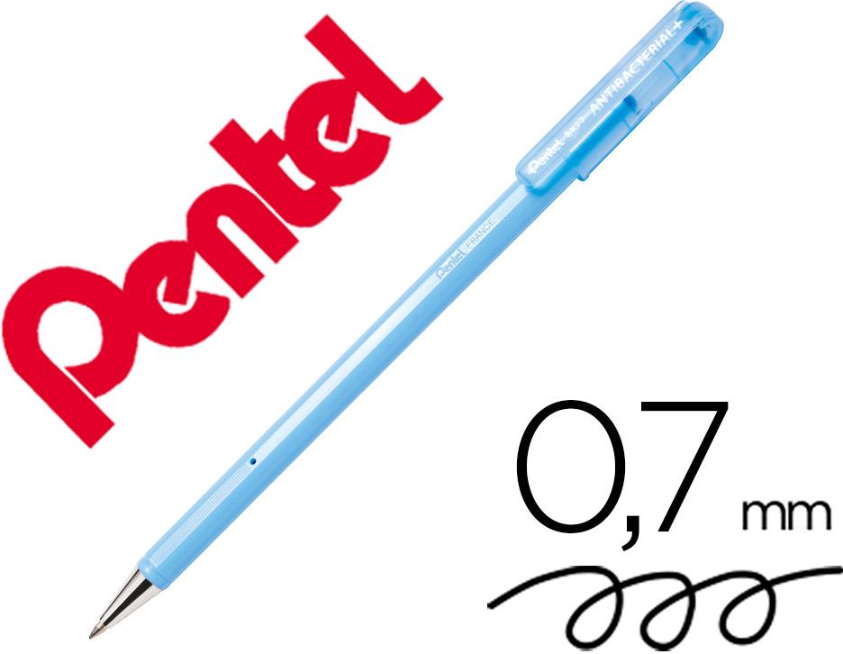 Esferografica Pentel Bk77 Antibacterial Preto - PENTEL