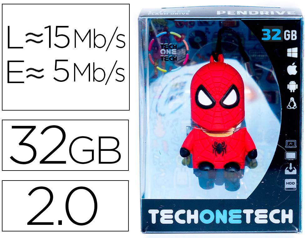 Pen Drive USB Spider - Man 32GB - TECH ON TECH