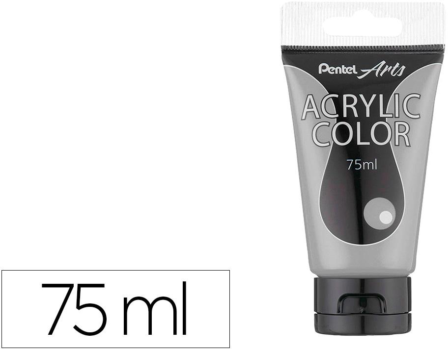 Tinta Acrilica Em Tubo 75ml (Prateado) - PENTEL
