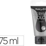 Tinta Acrilica Em Tubo 75ml (Prateado) - PENTEL