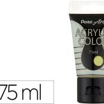 Tinta Acrilica Em Tubo 75ml (Perola Iridescente Amarelo) - PENTEL