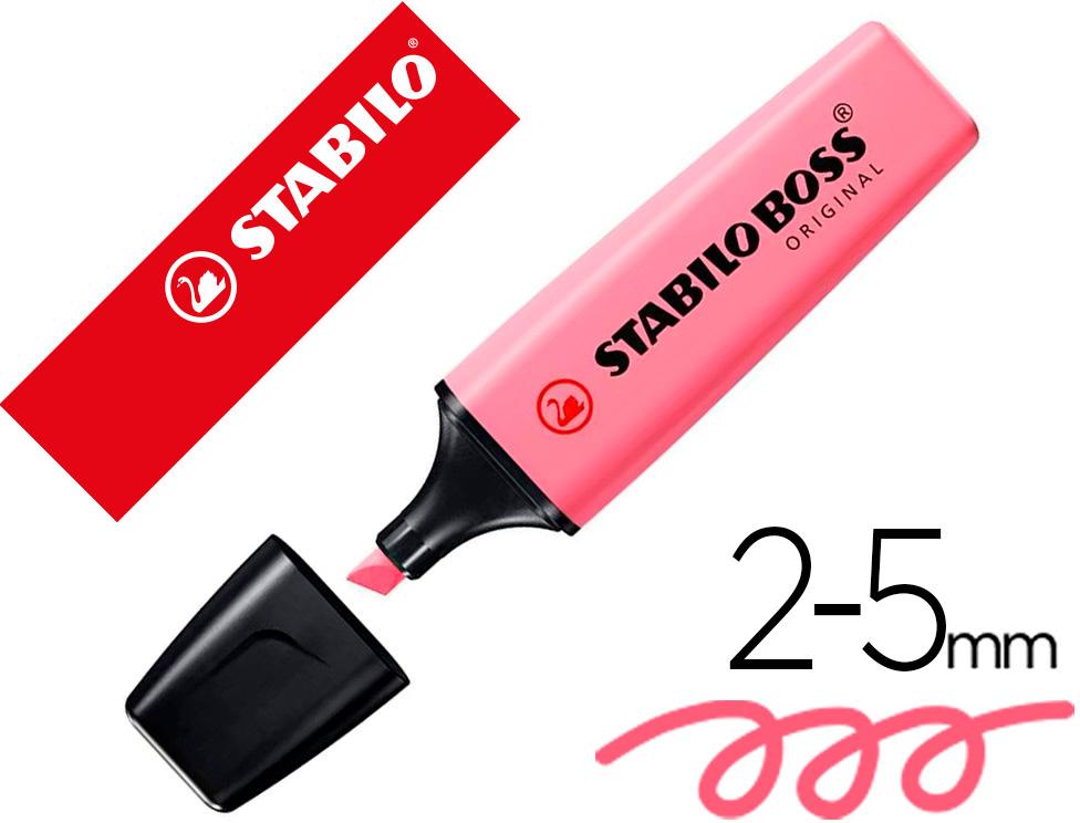Marcador Stabilo Boss Fluorescente 70 Pastel Fucsia Gelado - STABILO