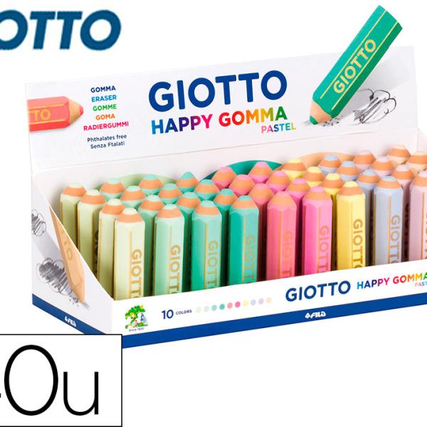 Borracha Giotto Happy Gomma Pastel Forma De Lapis - GIOTTO