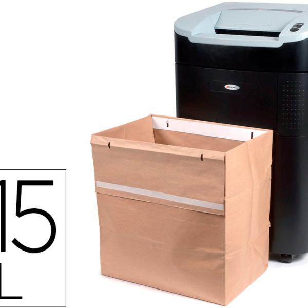 Bolsa De Residuos Rexel Reciclavel Para Destruidoras Gama Rl Capacidade 115 L Pack De 50 Unidades 33