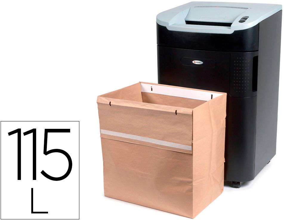 Bolsa De Residuos Rexel Reciclavel Para Destruidoras Gama Rl Capacidade 115 L Pack De 50 Unidades 33
