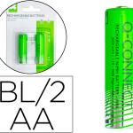 Blister 2x Pilhas Recarregáveis Ni - MH AA 1,2V 2600mAh - Q - CONNECT