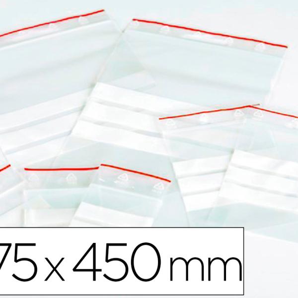 Bolsa Plastico Auto Selada Q - Connect 275X450 Mm Pack De 100 Unidades - Q - CONNECT