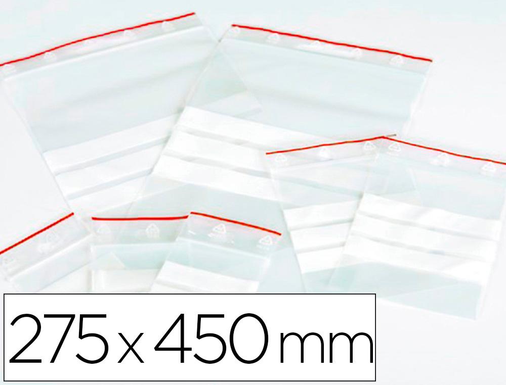 Bolsa Plastico Auto Selada Q - Connect 275X450 Mm Pack De 100 Unidades - Q - CONNECT